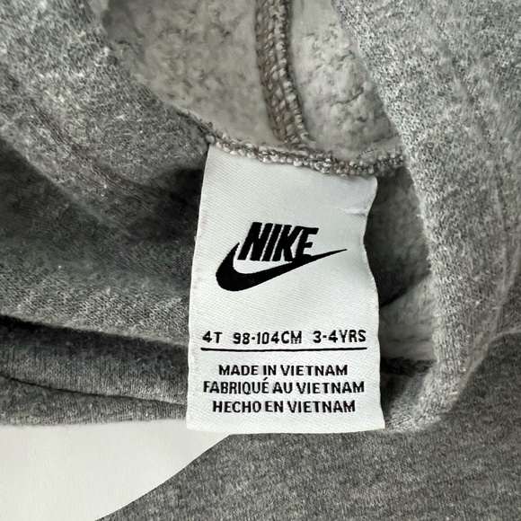 Nike Charcoal Hoodie with Swoosh - Picture 6 of 7